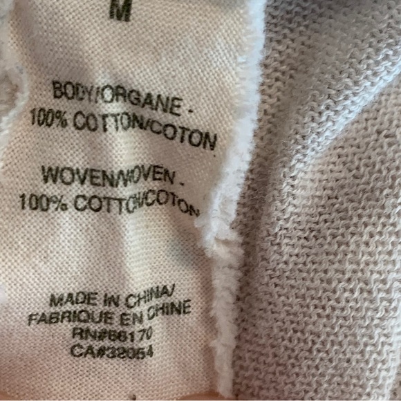 Anthropologie Field Flower Striped Borders Boyfriend Cardigan Sweater Size M - Picture 7 of 7